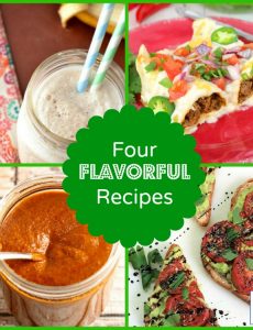 four flavorful and easy recipes