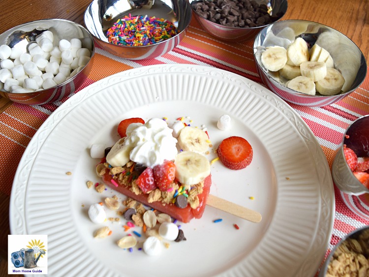 healthy fruit bar sundae