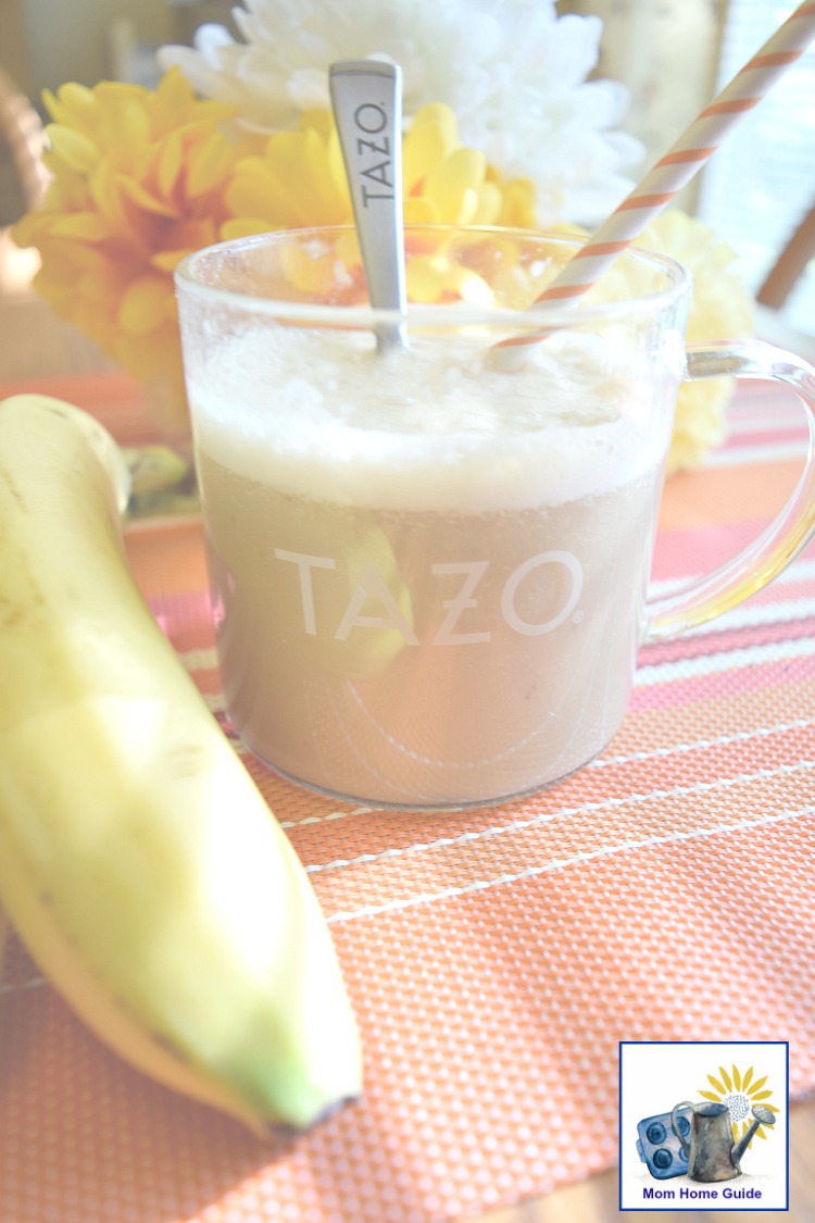 A delicious and easy to make chai latte banana smoothie