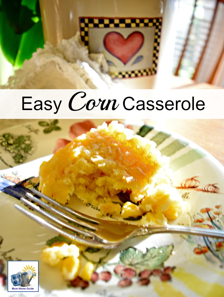 Easy corn casserole -- this casserole is inexpensive and simple to make, but it is so delicious!