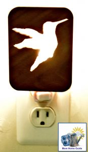 I love this hummingbird nightlight from UncommonGoods