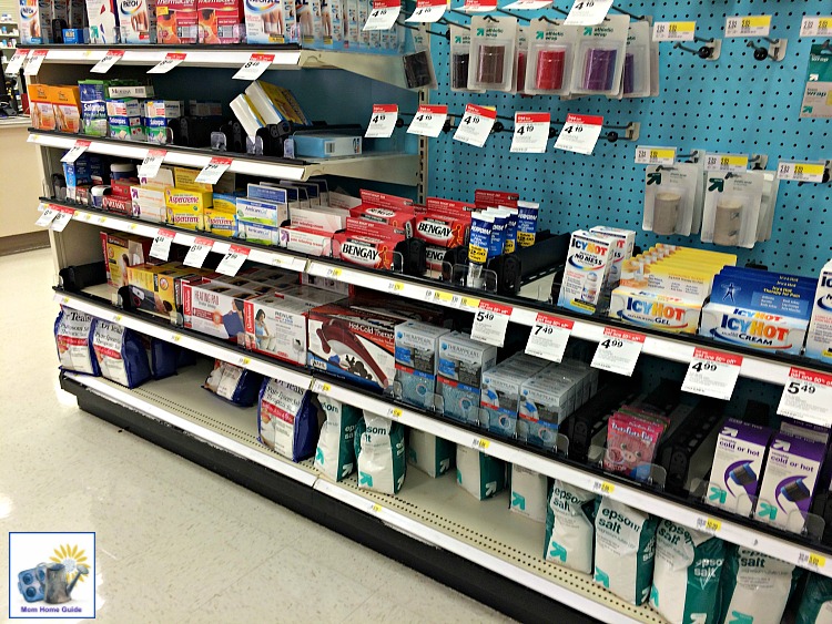 Bengay in the first aid aisle in Target