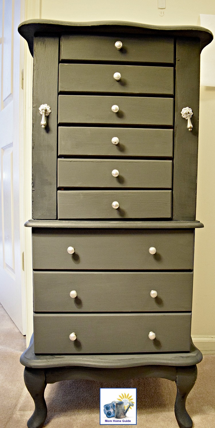 Upcycled jewelry outlet armoire