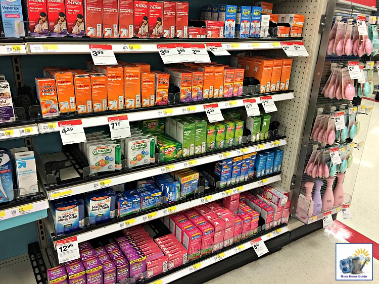 Children's MOTRIN is sold in the aisle at Target where children's medicines are sold