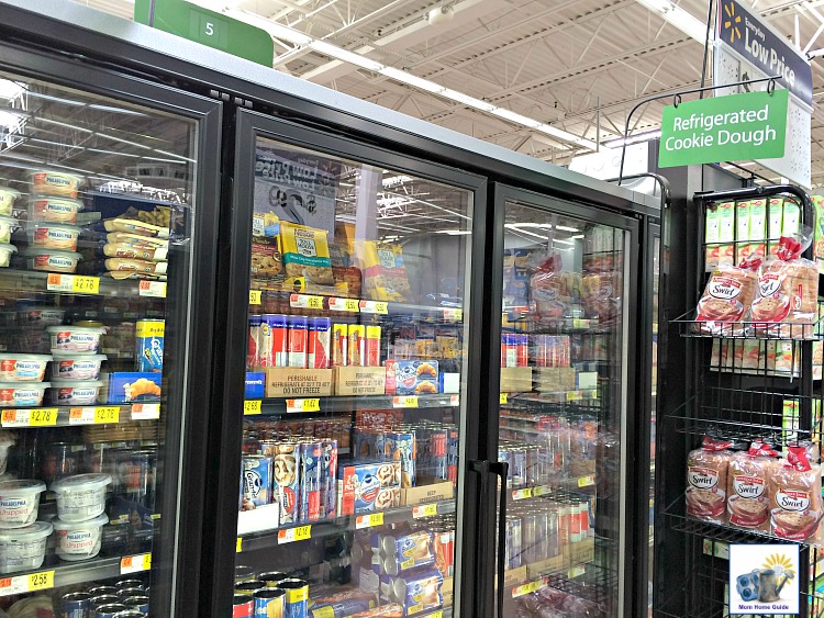 Toll House cookies in refrigerated cookie dough aisle at Walmart