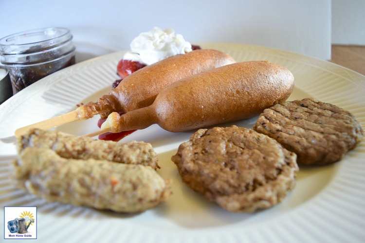 Delicious back to school breakfast bar with Jimmy Dean Pancakes and Sausage and Sausage Patties