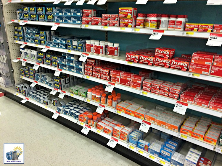 MOTRIN IB can be found in the pain relief section at Target