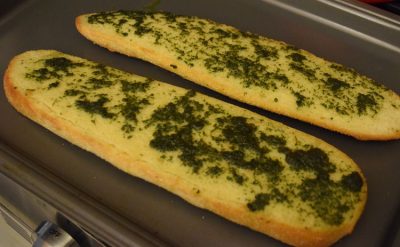 Fresh basil garlic bread recipe