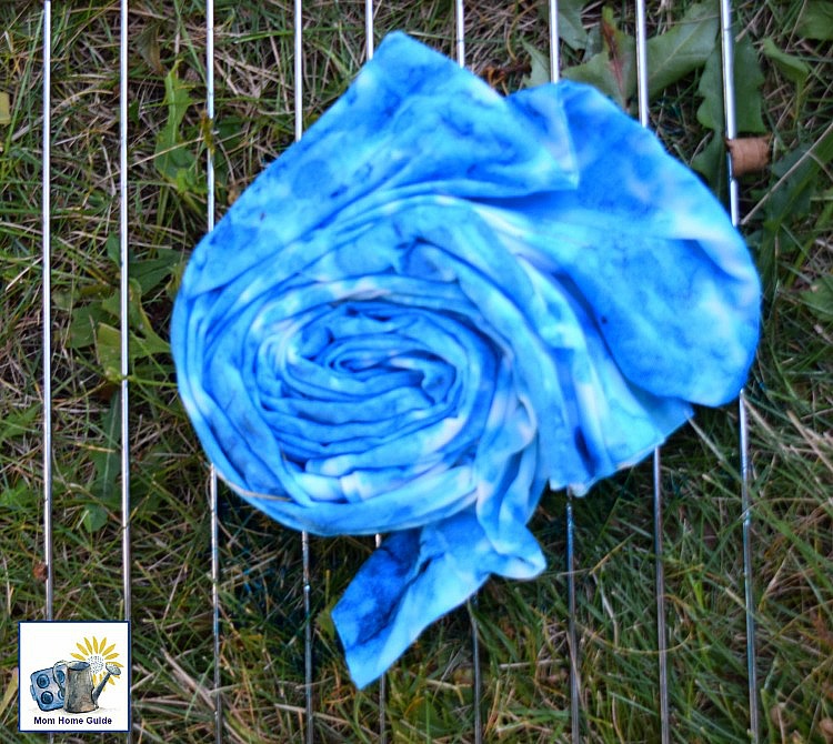 Blue tie dye