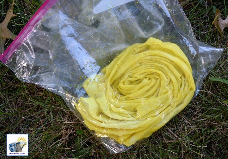 Yellow tie dye