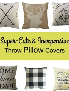 Super cute and inexpensive throw pillow covers from Amazon