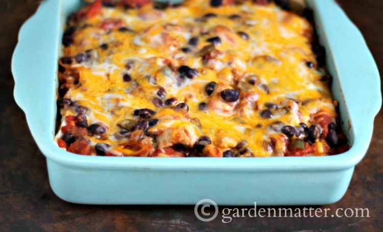 chicken black bean casserole