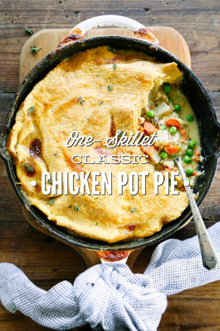 one skillet chicken pot pie recipe