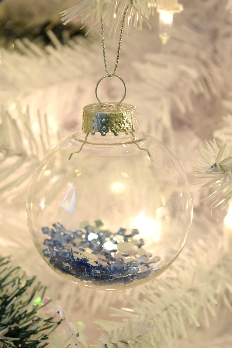 DIY filled ornament balls