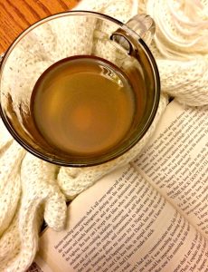 A good recipe for when you're feeling under the weather -- a good book and a hot cup of tea