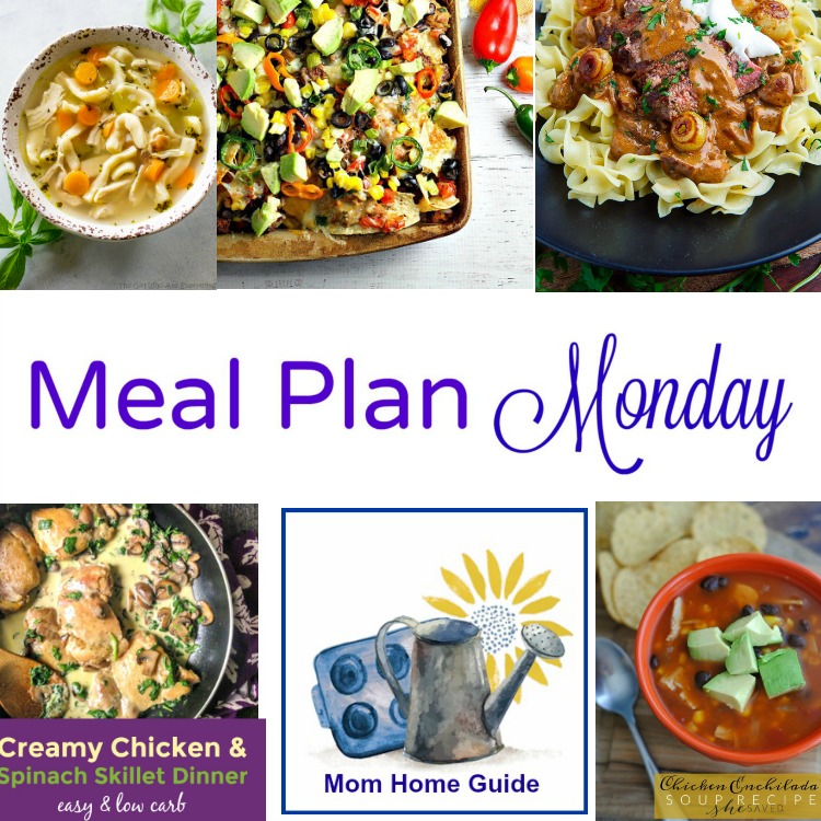 Meal Plan Monday -- five great and easy weeknight dinner recipes!