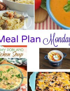 Meal Plan Monday -- 5 easy recipes for weeknight dinners!