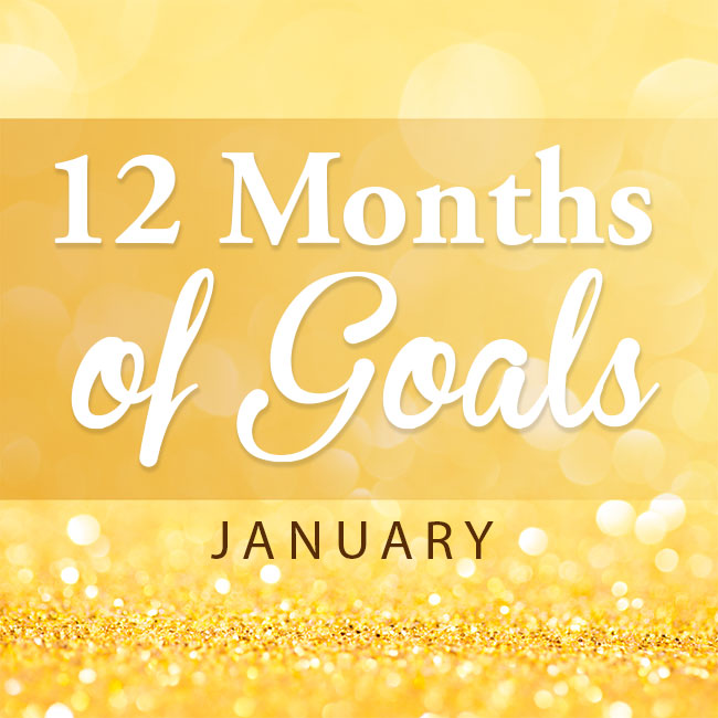 12 months goals -- January