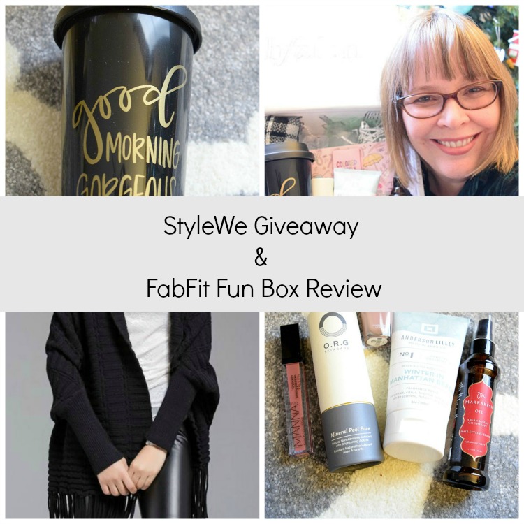 StyleWe Giveaway and FabFit Fun Subscription Box Review