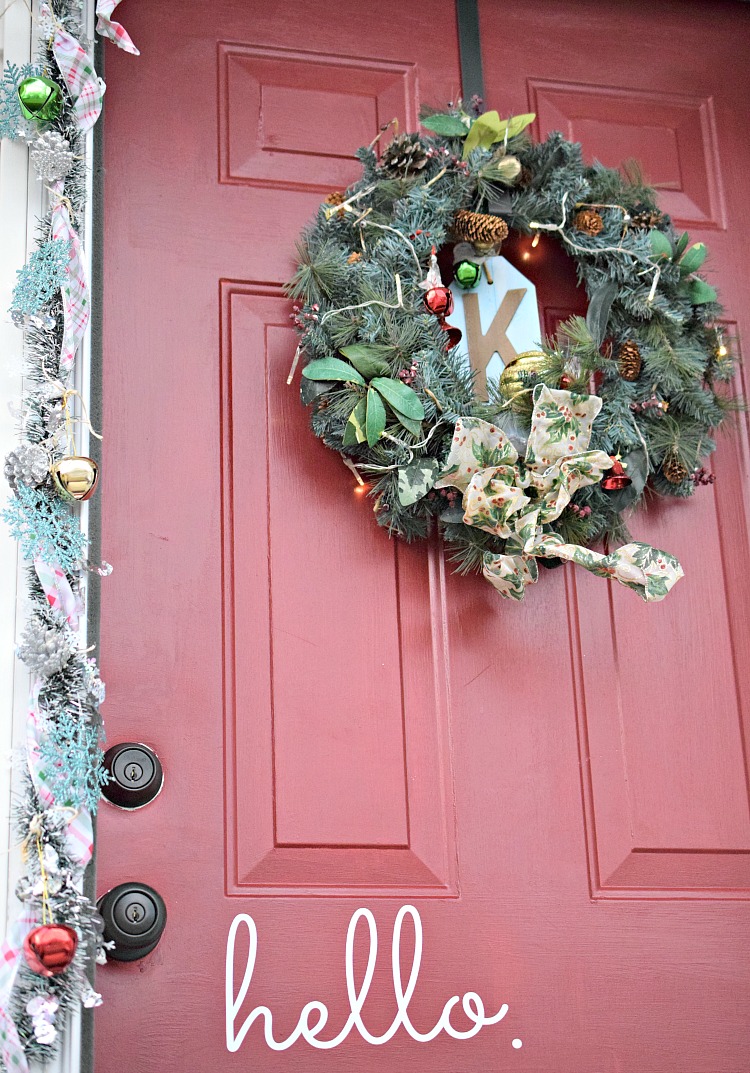 Festive Christmas Front Door