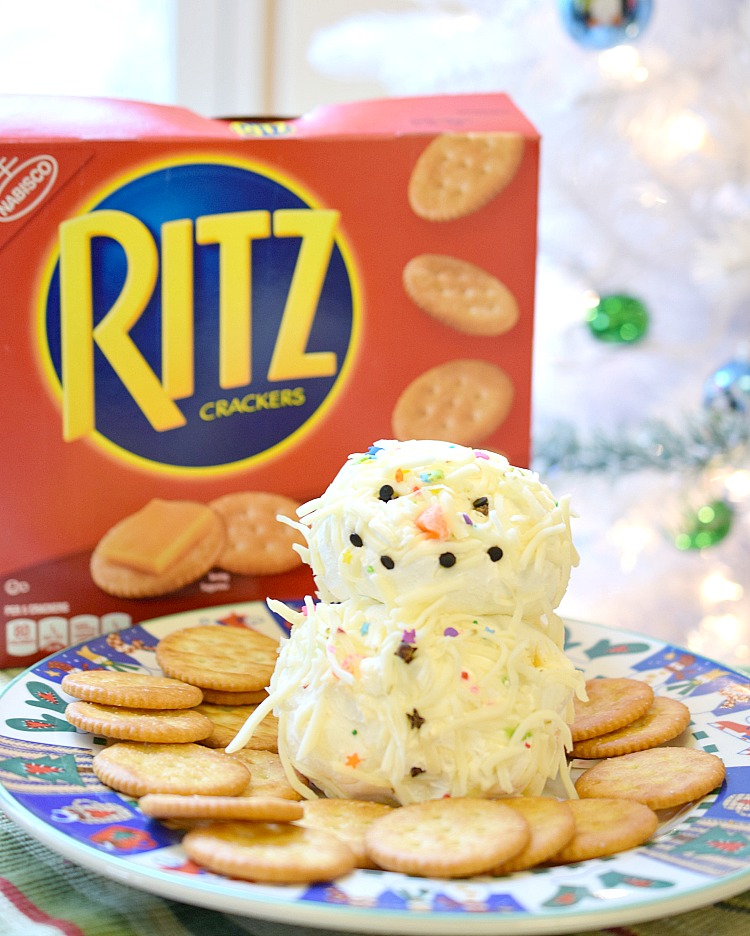 holiday snowman cheese ball recipe