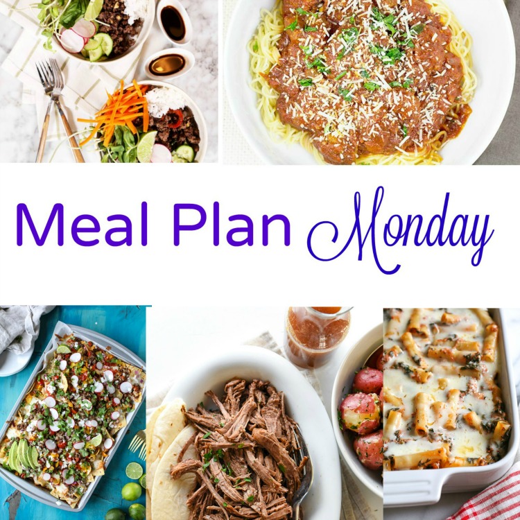 Meal Plan Monday, a collection of five great weeknight recipes