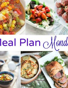 January 2 meal plan monday