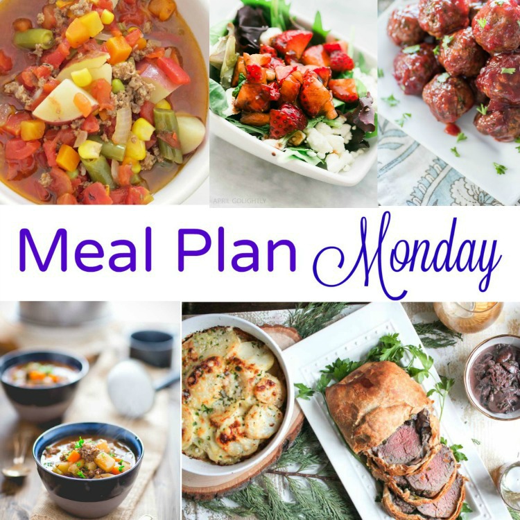 January 2 meal plan monday