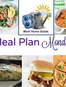 Meal Plan Monday -- 5 recipes for week night meals
