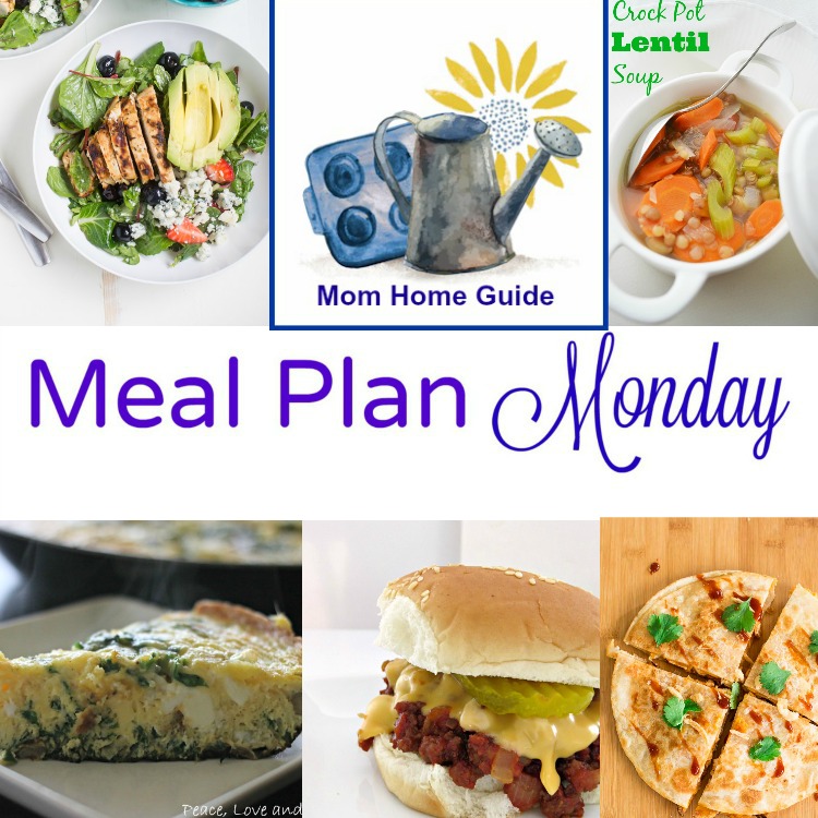 Meal Plan Monday -- 5 recipes for week night meals