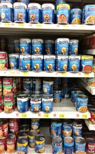 Progresso soup at Walmart