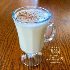 warm vanilla milk recipe
