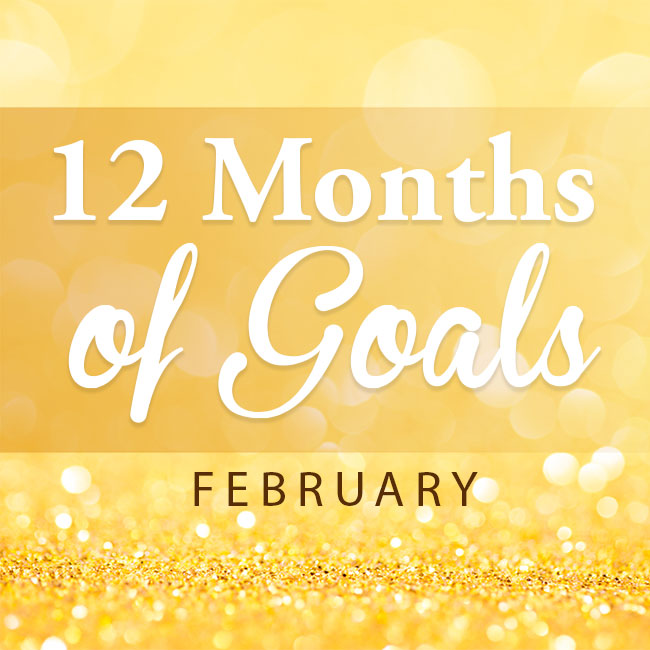 12 months of goals -- February