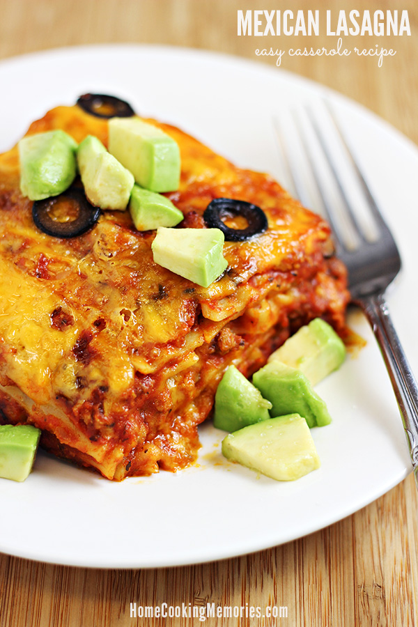 easy Mexican lasagna recipe