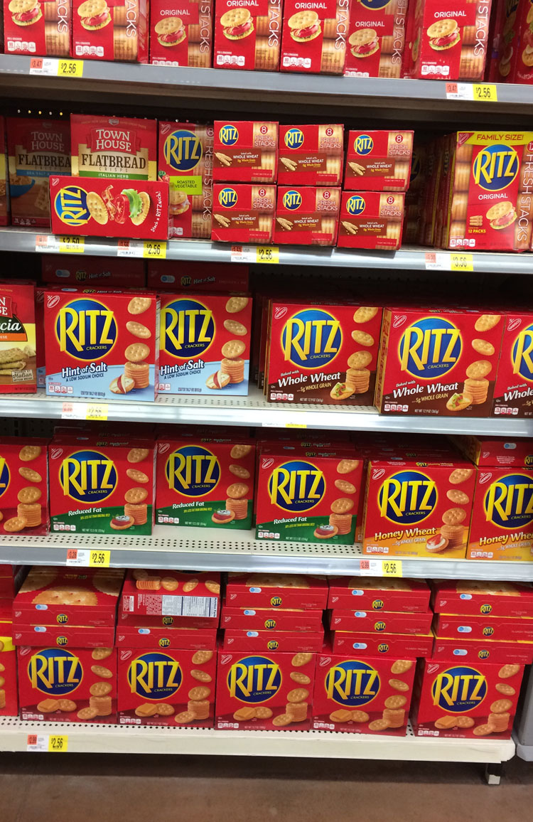 RITZ Crackers at Walmart