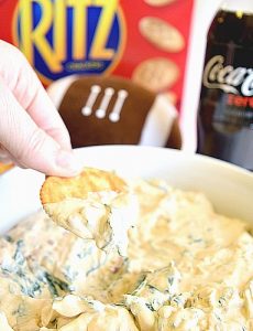 Recipe for homemade chipotle pepper and spinach dip. This dip can be made mild or spicy, and goes great with RITZ Crackers and COKE Zero.