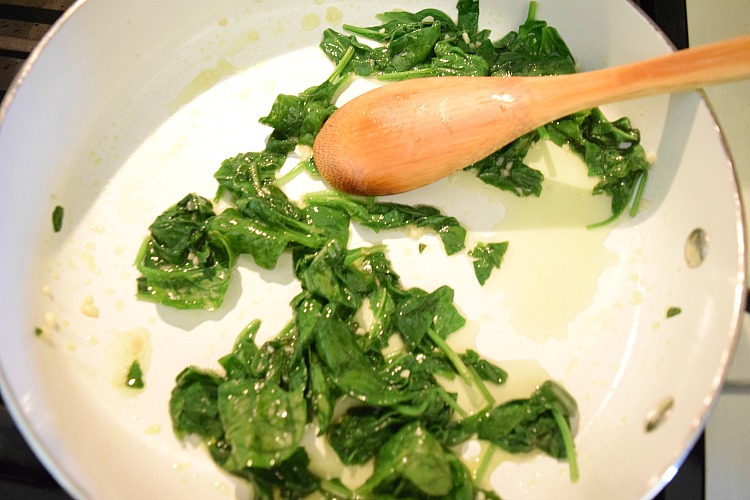 sauteed spinach and garlic