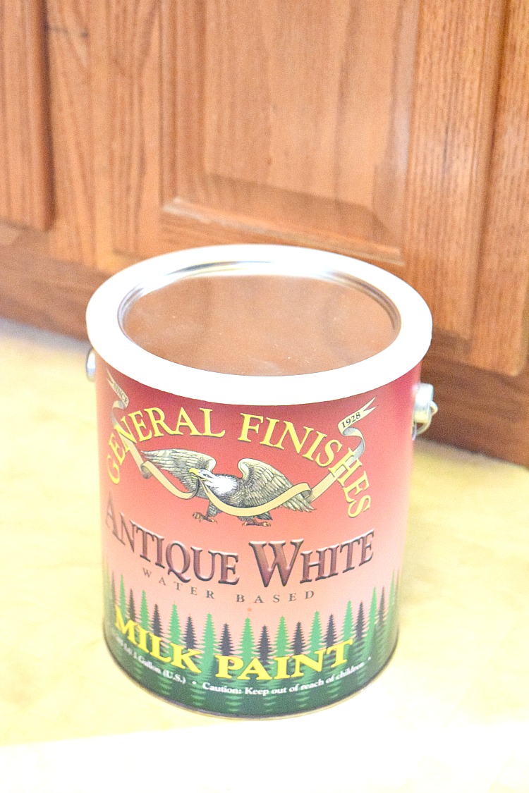 General Finishes Antique White milk paint