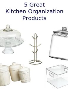 5 great products for organizing a kitchen