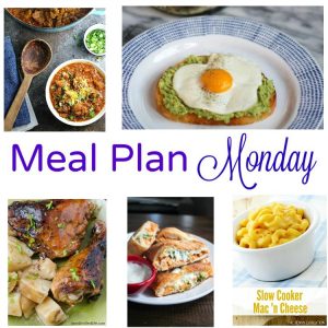 Meal Plan Monday -- a collection of five great weeknight meals