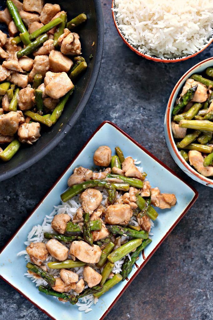 chicken stir fry with asparagus recipe