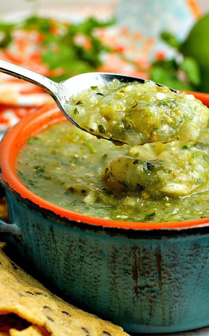 Fresh Salsa Verde recipe by A Dish of Daily Life