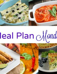Meal Plan Monday -- five great recipes for weeknight meals
