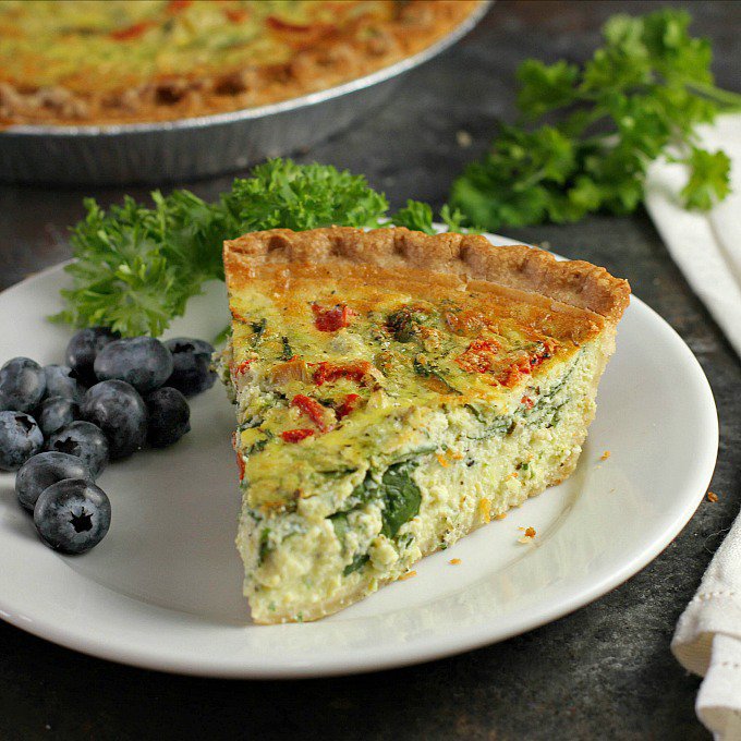 spinach quiche