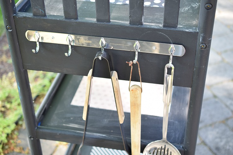 stainless steel tool rack for grill