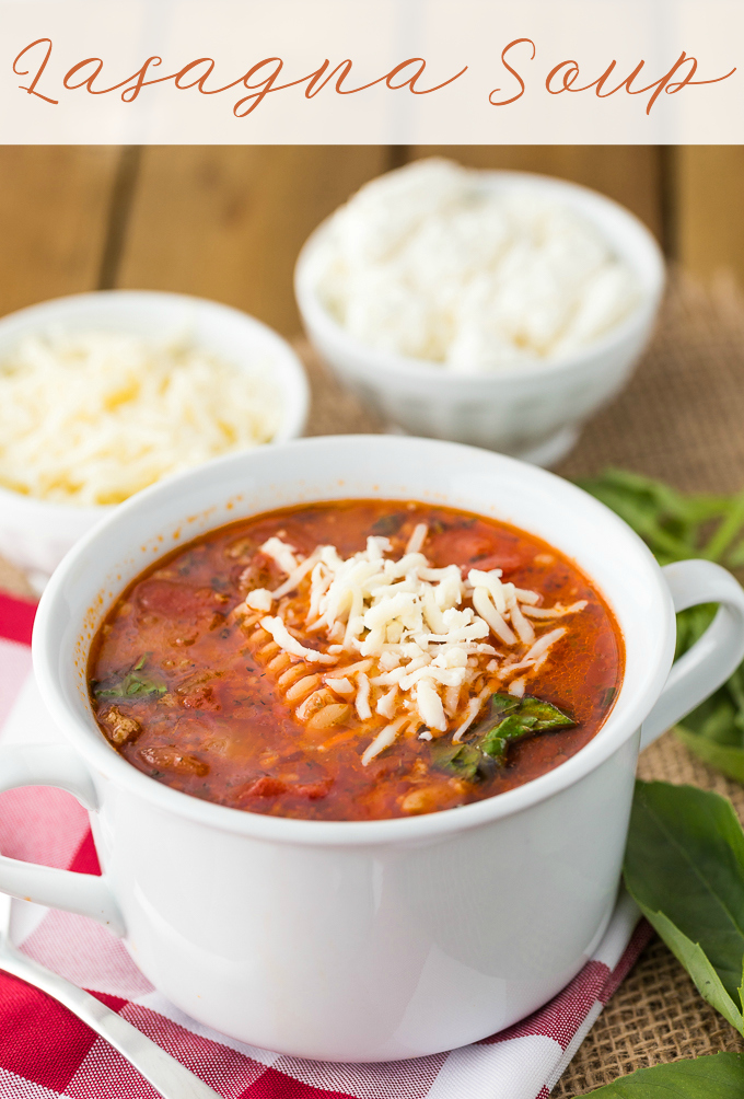 lasagna soup recipe