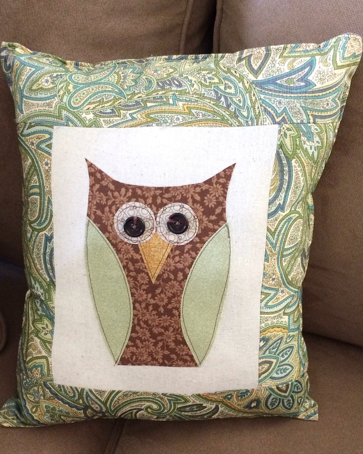 owl pillow