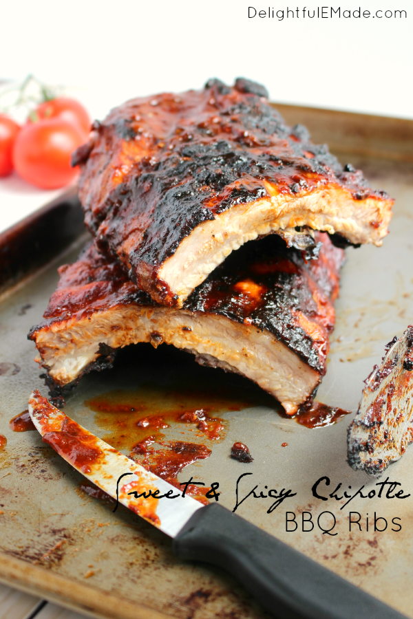 sweet and spicy chipotle ribs recipe