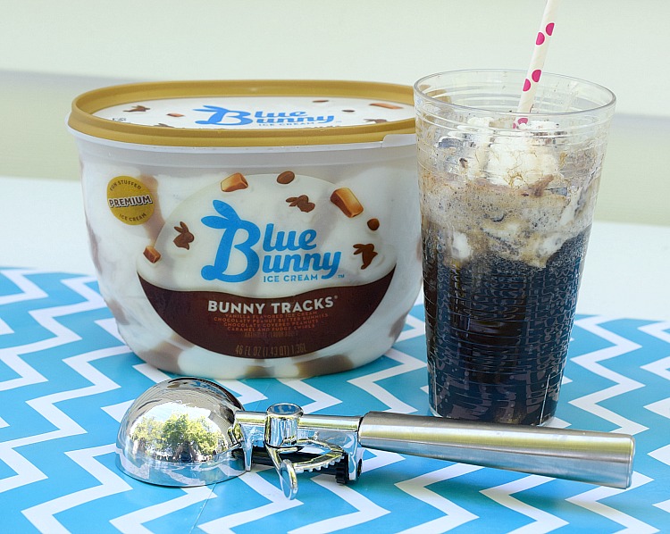 An ice cream soda party with Blue Bunny ice cream
