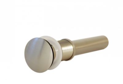 brushed nickel umbrella drain